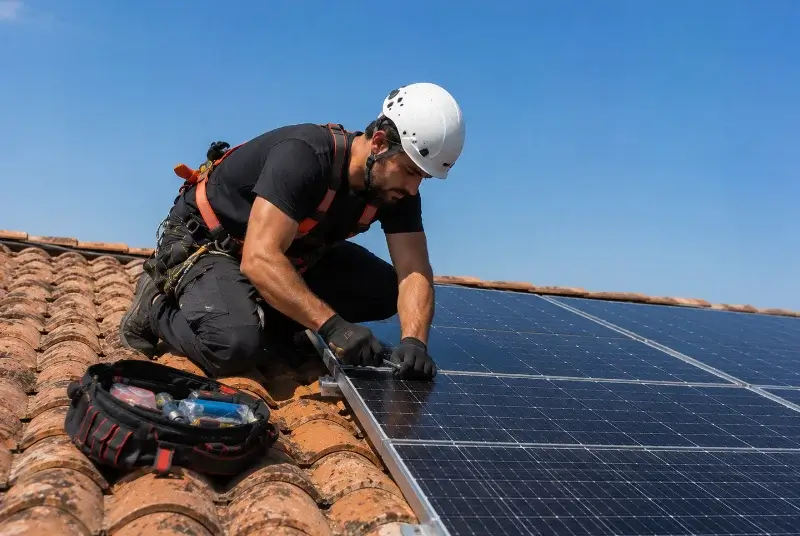 Maintenance et monitoring de panneaux solaires à Erstein