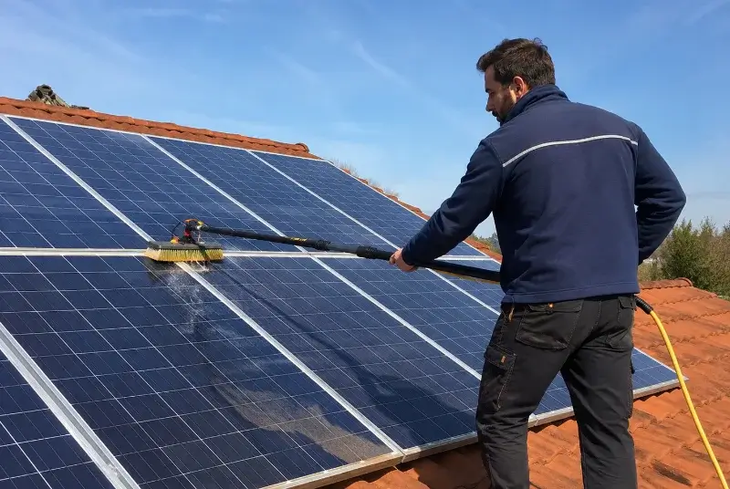 Nettoyage et entretien de panneaux solaires à Erstein